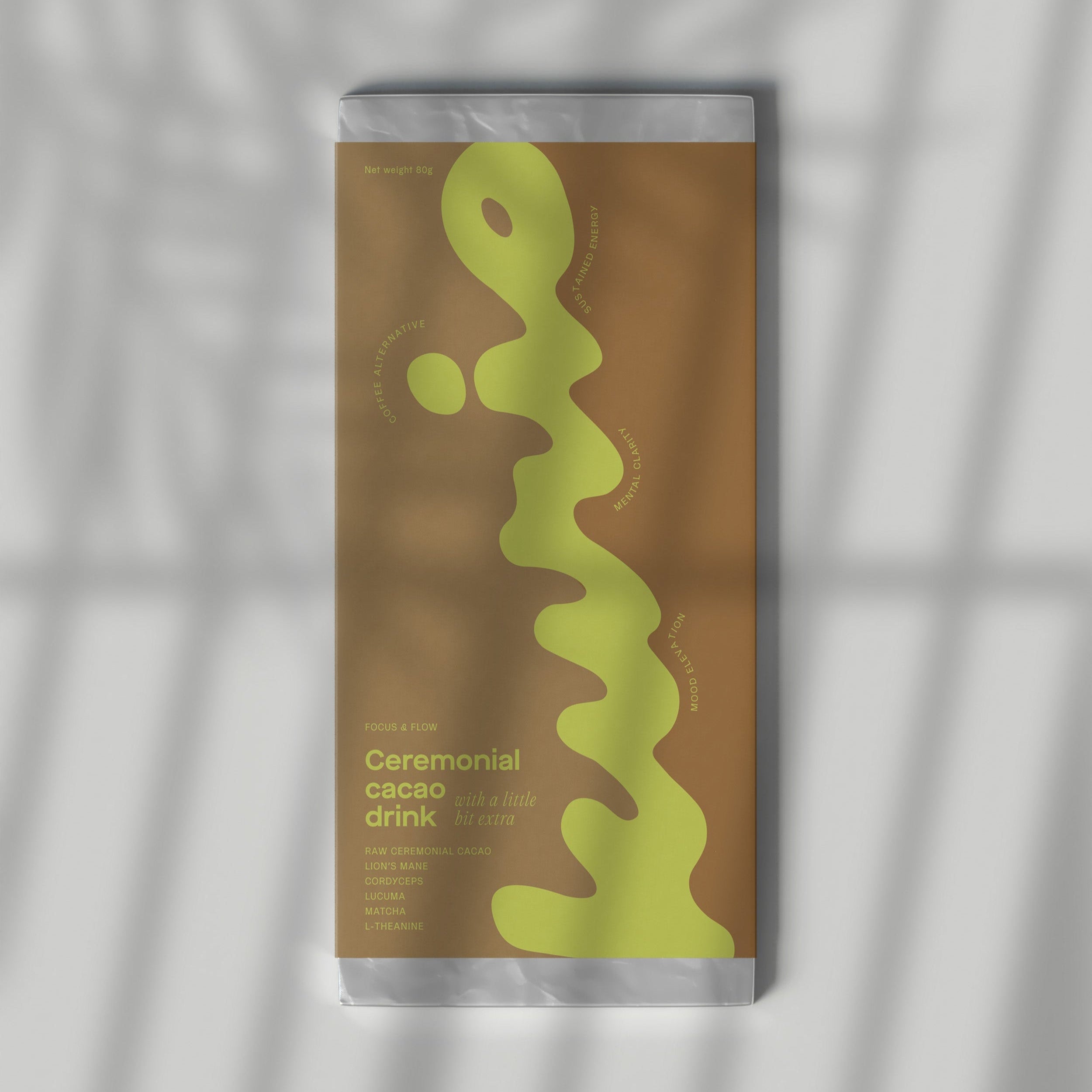 organic ceremonial cacao with a little bit extra. Chocolate bar with functional mushrooms. Natural and cruelty free.